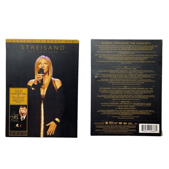 Barbra Streisand The Concert DVD 2006 deluxe 3 disc set music Arrowhead Pond - Picture 9 of 9
